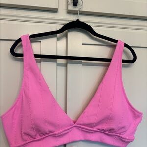 Aerie Ribbed Triangle Bikini Top